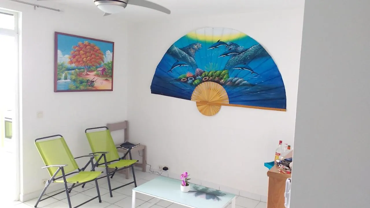 Vue Mer Sainte-Anne: Appartement avec Piscine et Balcon 0*, Sainte-Anne Martinique